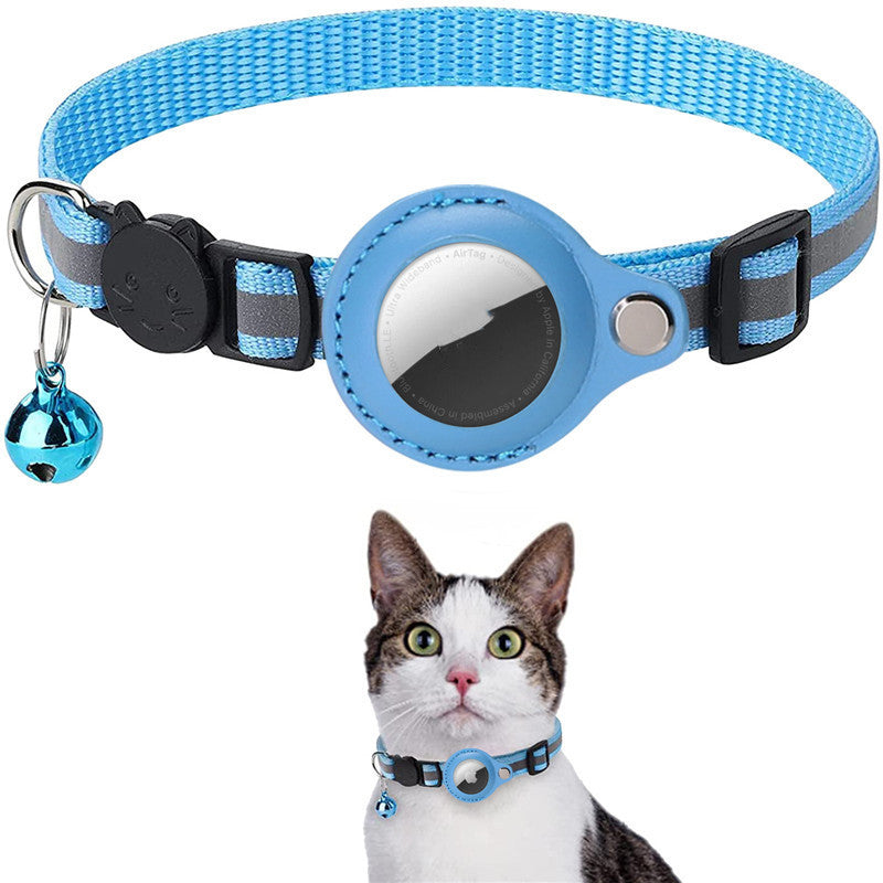 Reflective Collar Waterproof Holder Case For Airtag Cat , kitten