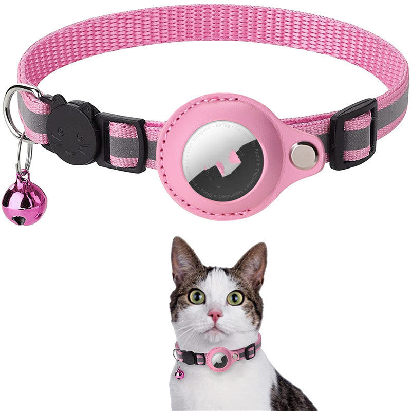 Reflective Collar Waterproof Holder Case For Airtag Cat , kitten
