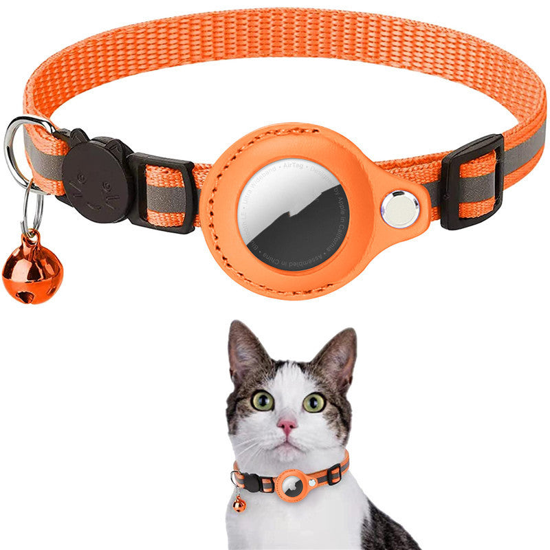 Reflective Collar Waterproof Holder Case For Airtag Cat , kitten