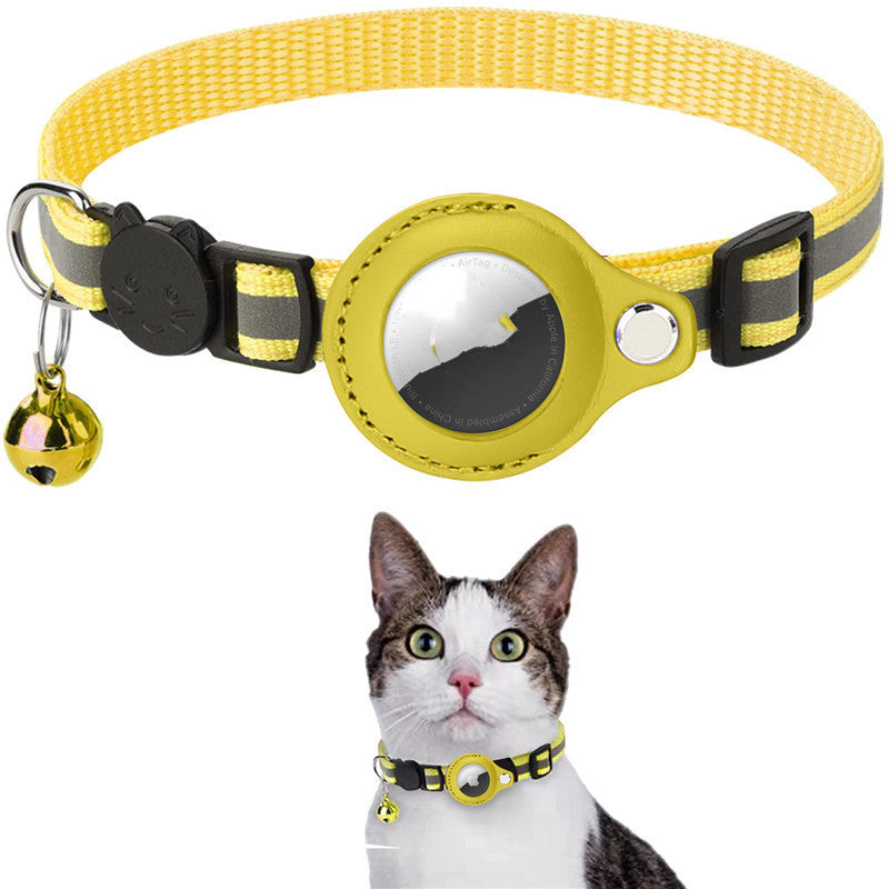 Reflective Collar Waterproof Holder Case For Airtag Cat , kitten