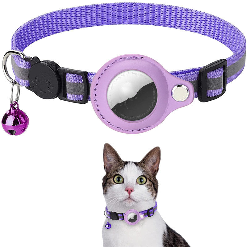 Reflective Collar Waterproof Holder Case For Airtag Cat , kitten